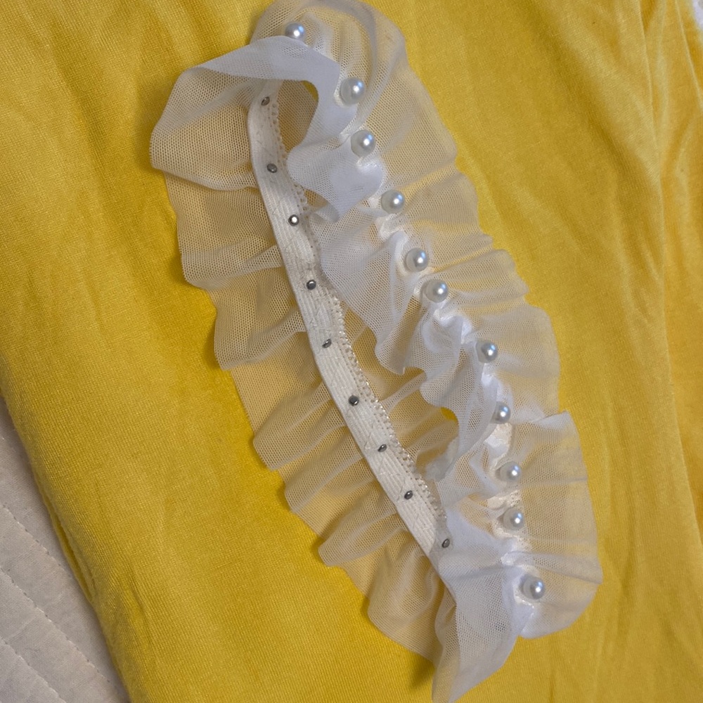 Pearl wedding garter